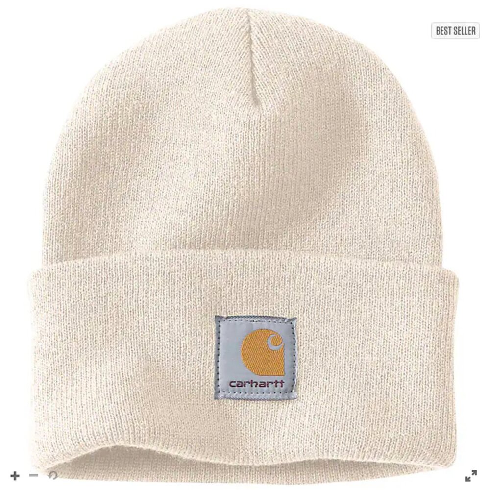 White Carhartt Beanie